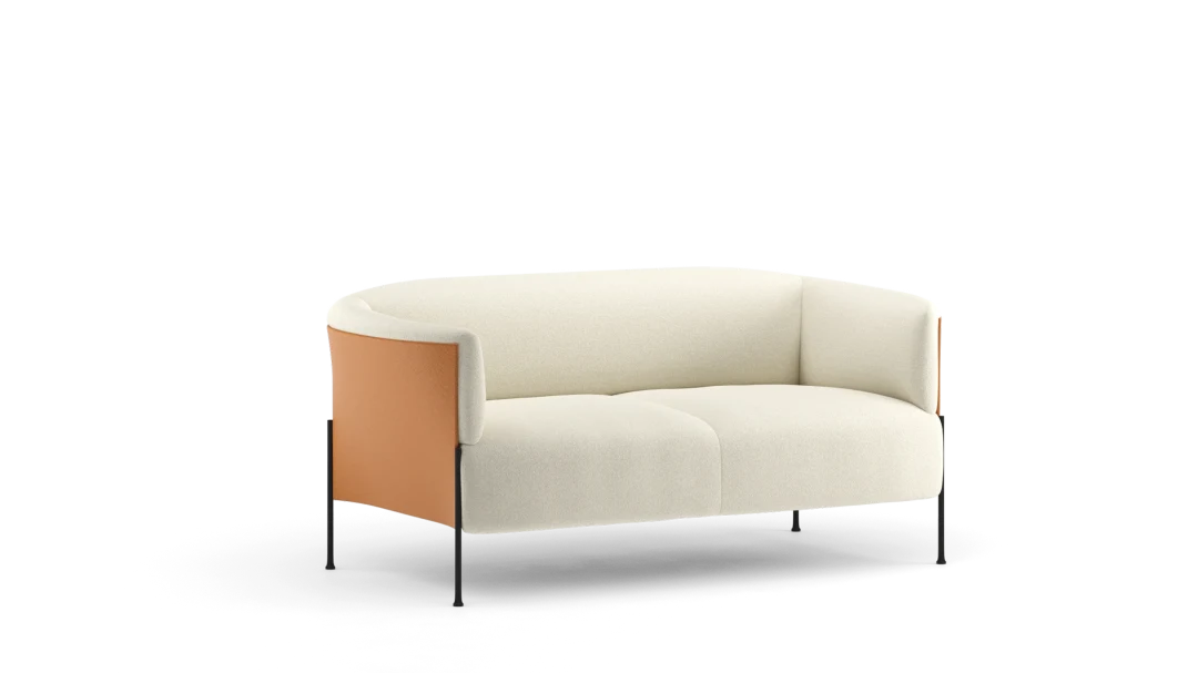 2sjed s okvirom u koži