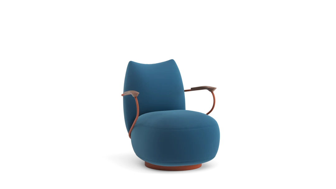 fotelja okretno povratna baza s rukonaslonima