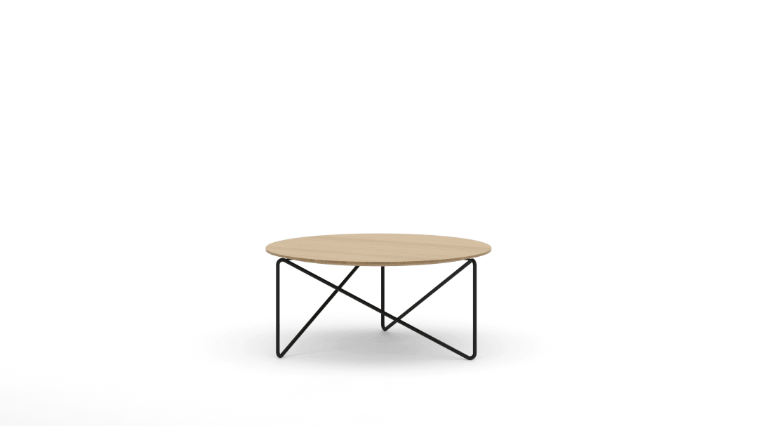 Low table o72 with wooden top