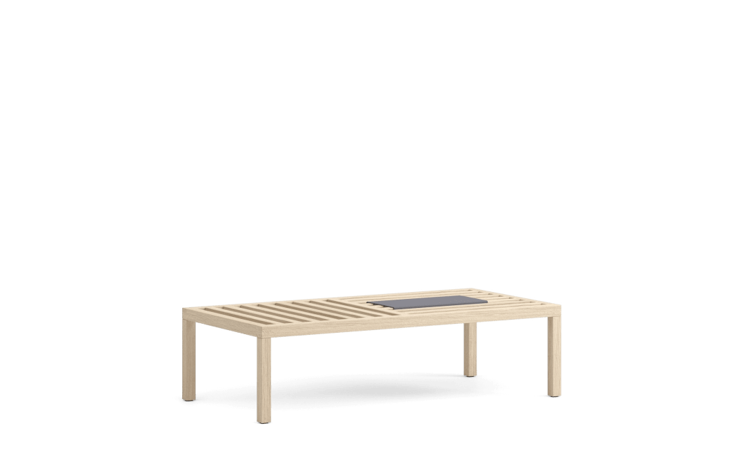 Bench with tray