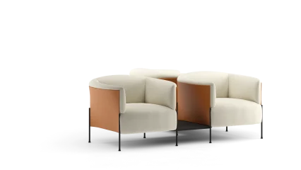 Composition 03 with leather frame