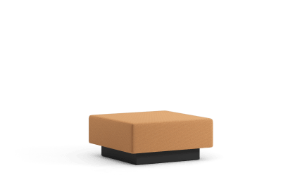 Pouf metal platform 12cm