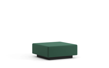 Pouf metal platform 8cm