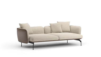 2,5sjed duboka, rukonasloni 85 s okvirom u koži