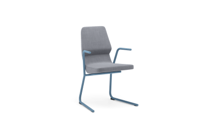 Chair cantilever o25 with armrest