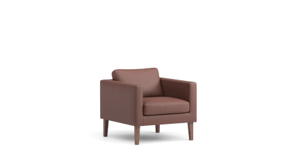 lux armchair in leather