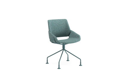 Chair with swivel base fixed