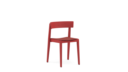 Chair long backrest with cushion