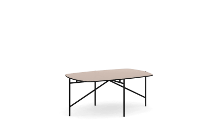 Low table 90x60 glass