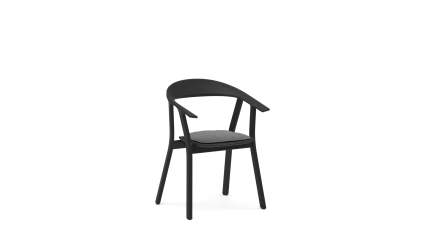 Chair with with a separate cushion