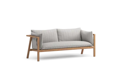 2seater with cushion outdoor